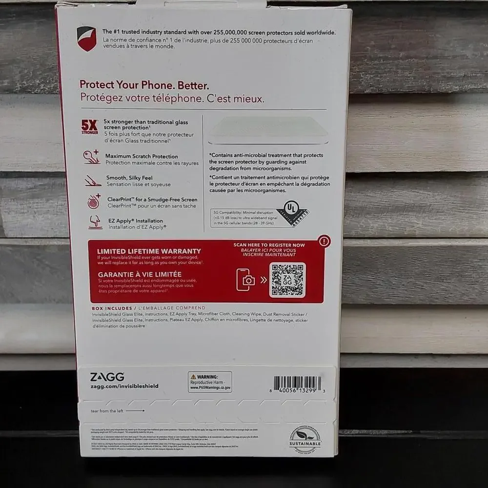 ZAGG Apple iPhone 14/ 13 / 13 Pro Glass Elite Screen Protector
